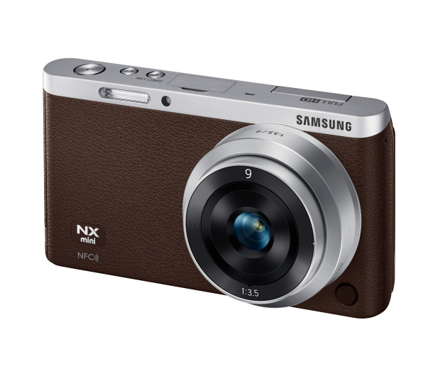 Samsung NX MINI BROWN + OBIEKTYW 9MM - 1395571 - zdjęcie 2